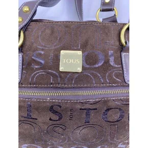 tous msrp brown suede leather cross body bag - Picture 2 of 12